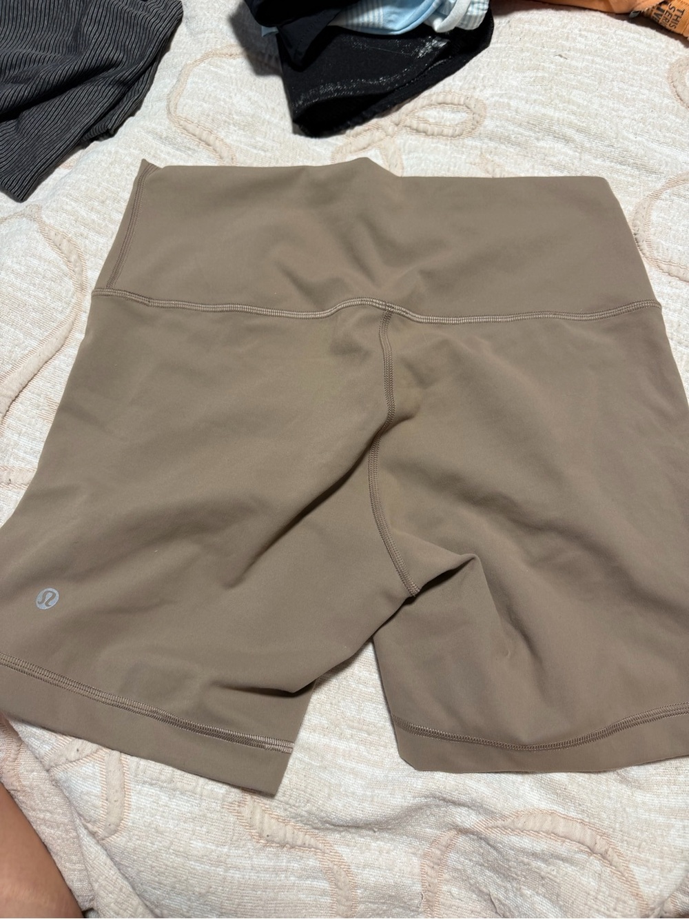 lululemon athletica High-Rise Brown Bike Shorts